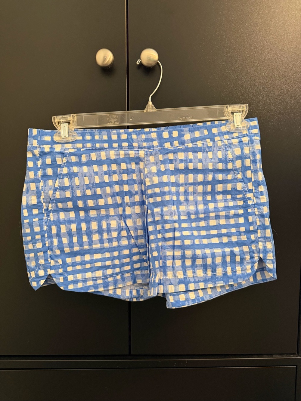 Lilly Pulitzer Blue & White Gingham Shorts